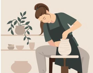 Мастер-классы по лепке, гончарный круг и декор изделия, создание барельефа, живопись и другое - от 2 000 руб.